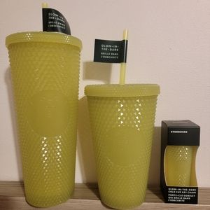 Glow in the dark starbucks cups sets